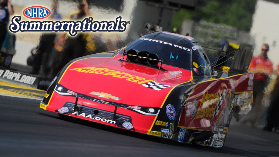 Funny Car low qualifier Courtney Force