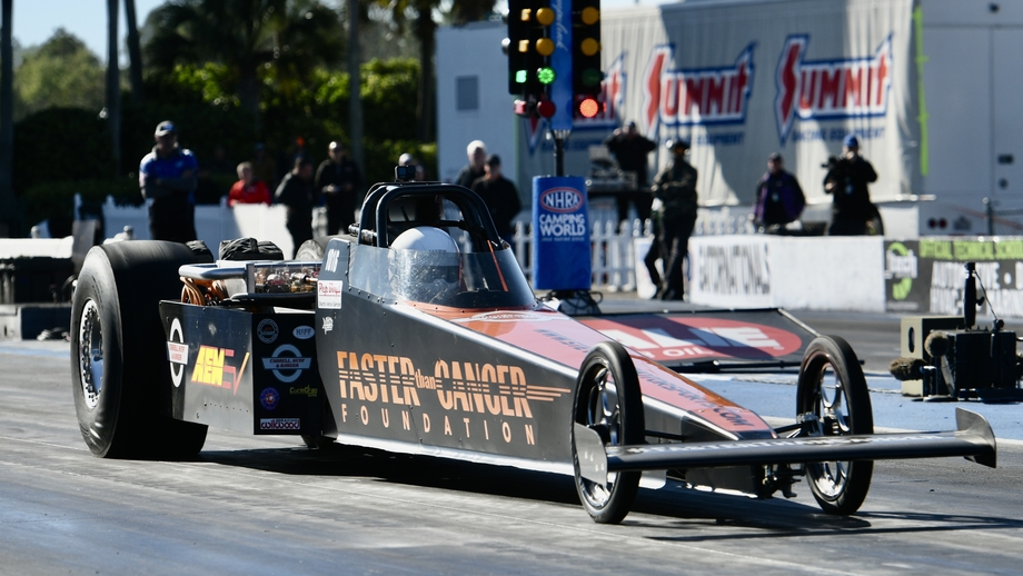 Electric dragster exhibitions returned to NHRA on FOX at Gainesville