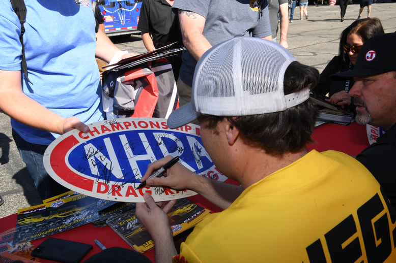 Autographs aplenty