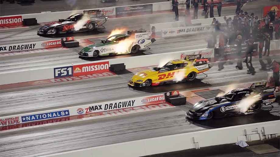 Four wide