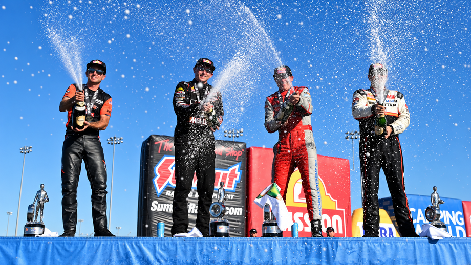 Langdon, Prock, A. Stanfield and Herrera Win NAPA Auto Parts NHRA Midwest Nationals