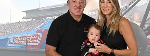 Tony Stewart and Leah Pruett