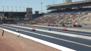 Jeg Coughlin Jr.is the No. 1 qualifier in Pro Stock on Friday of the NHRA 4-Wide Nationals
