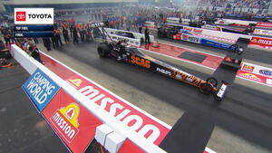 Justin Ashley wins Top Fuel at the 2024 4-Wide Nationals in Charlotte