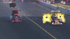 Shawn Langdon is the No. 1 qualifier in Top Fuel at the 2024 PlayNHRA Virginia Nationals