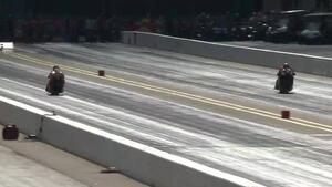 Matt Smith is the No. 1 qualifier in Pro Stock Motorcycle on Friday of the 2024 NHRA Carolina Nationals