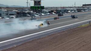 NAPA in-car camera footage of Ron Capps Funny Car devastation