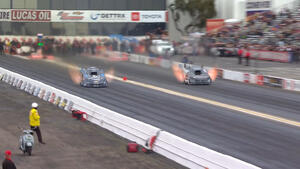 Austin Prock is the No. 1 qualifier in Funny Car at the 2025 Lucas Oil NHRA Winternationals