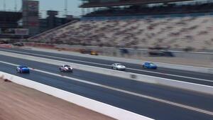 Greg Anderson is the low qualifier in Pro Stock on Friday of the NHRA 4-Wide Nationals