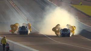 Austin Prock is the low qualifier in Funny Car on Friday of the Dodge NHRA Nevada Nationals