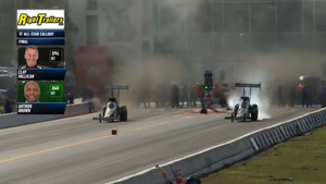 Antron Brown wins Right Trailers Top Fuel Callout