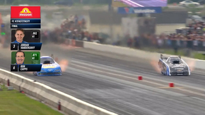 Jordan Vandergriff is the No. 1 qualifier in Funny Car the 2026 NHRA New England Nationals