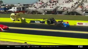Ron Capps' wild supercharger explosion in slow-motion