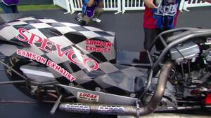 2019 NHRA Thunder Valley Nationals Top Fuel Harley winner Tii Tharpe