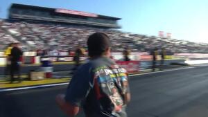 2018 Auto Club NHRA Finals Super Comp winner Chad Webber