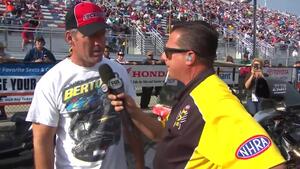 2018 NHRA Carolina Nationals Top Dragster winner Anthony Bertozzi