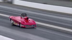 Auto Club NHRA Finals Super Gas winner Steve Parsons