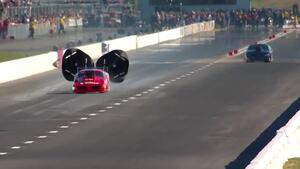 Mike Castellana takes a wild trip down the track