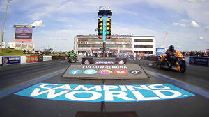 Tii Tharpe wins Top Fuel Harley at 2022 Virginia NHRA Nationals