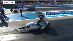 Jerry Savoie wins Pro Stock Motorcycle at the 2022 NHRA Thunder Valley Nationals