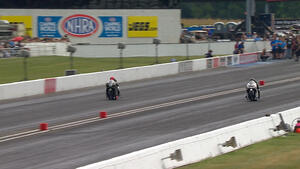 Greg Anderson is the No. 1 qualifier in Pro Stock Saturday of the 2022 Dodge Power brokers NHRA U.S. Nationals