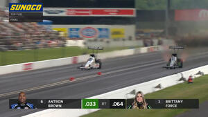 Antron Brown wins Top Fuel at the 2022 Dodge Power Brokers NHRA U.S. Nationals