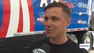 Suzuki Science of Speed-Joey Gladstone working on Greg Anderson's Pro Stock car