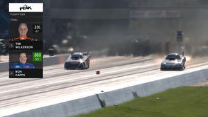 Tim Wilkerson wins Funny Car at 2023 Gerber Collision &amp; Glass Route 66 NHRA Nationals