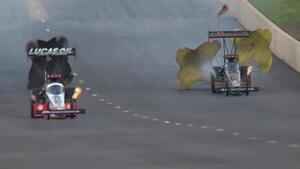 Antron Brown is the Top Fuel No. 1 qualifier on Friday at the 2023 Dodge Power Brokers NHRA Mile-High Nationals