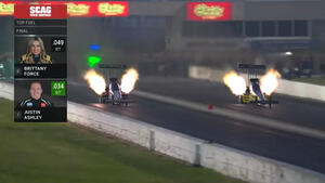 Justin Ashley wins Top Fuel at the 2023 Menards HRA Nationals